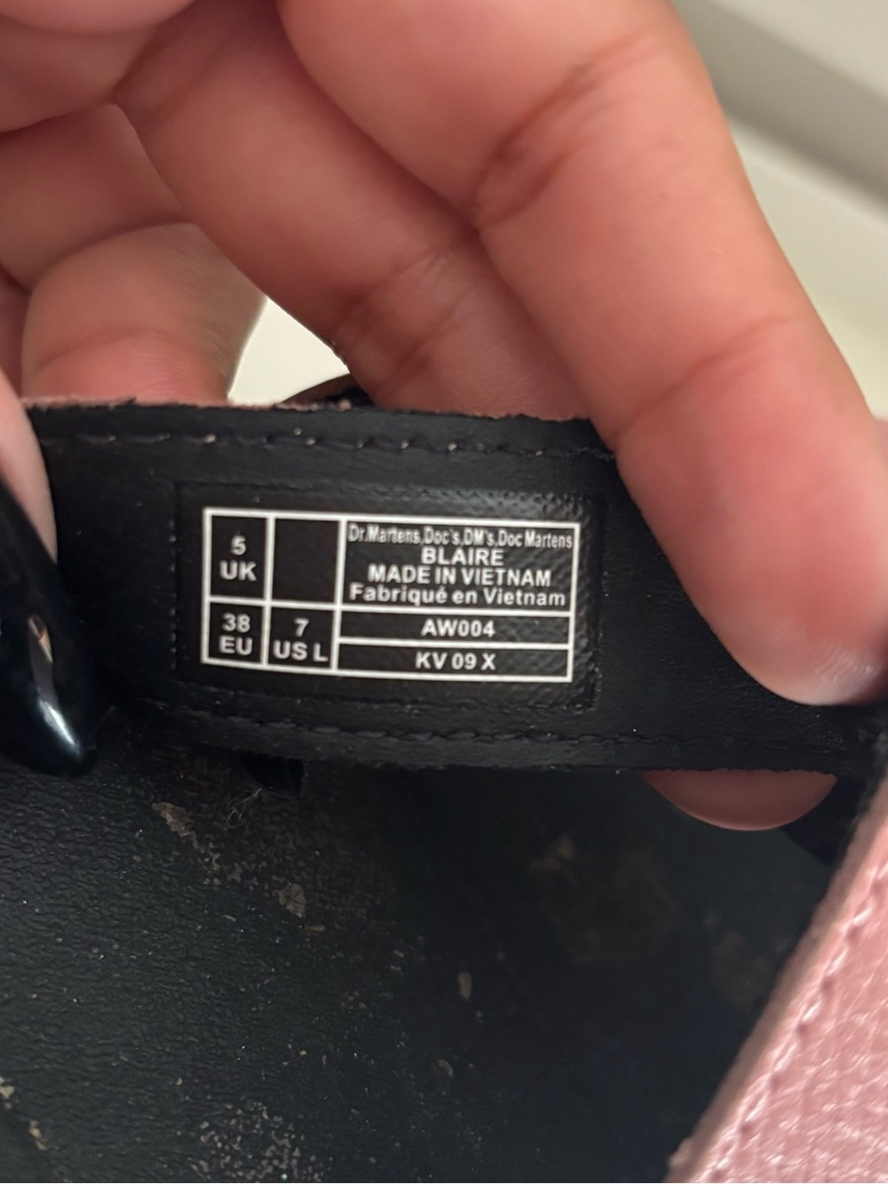 Dr. Martens Blaire Pink Leather Platform Sandals - Picture 3 of 5